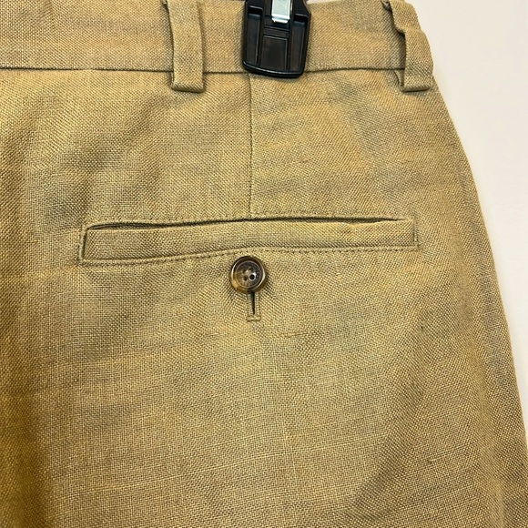 Brooks Brothers Men's 100% Irish Linen Flat Front Shorts 33 Waist 9 Inseam - Picture 5 of 7